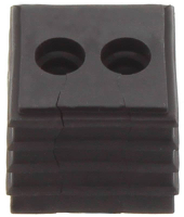 Weidmüller CABTITE SE 2/6.5 SML BK Dicht inzetstuk Klem Ø (max.) 7 Mm TPE (geurloos rubbermengsel) Diepzwart 10 stuk(s)