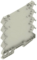 Weidmüller CH20M6 BP 4P 4P GY LF 1 1261516 DIN rail behuizing basiselement Gesloten, Voor DIN rail montage 6.1 X 110.7 Kunststof Grijs 50 stuk(s)