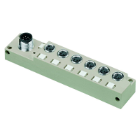 Weidmüller SAI 6 S 3P M8 L OL 1932380000 Passieve sensor/actorbox M8 verdeler met metalen schroefdraad 1 stuk(s)