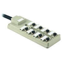 Weidmüller SAI 8 F 5P 10M 0.5/1.0U 9457600000 Passieve sensor/actorbox M12 verdeler met metalen schroefdraad 1 stuk(s)