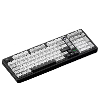 WEIKAV WK102 Tri mode mechanisch toetsenbord met TFT scherm, gasketstructuur, hot swappable RGB verlichting, 4000mAh bat