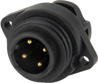 Weipu 814059 Ronde connector Stekker, inbouw verticaal Totaal aantal polen: 3 + PE Serie (ronde connectoren): WA 1 stuk(s)