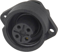 Weipu 814061 Ronde connector Bus, inbouw verticaal Totaal aantal polen: 3 + PE Serie (ronde connectoren): WA 1 stuk(s)