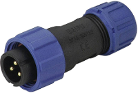 Weipu SP1310 / P 4 I Ronde connector Stekker, recht Totaal aantal polen: 4 Serie (ronde connectoren): SP13 1 stuk(s)