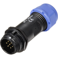 Weipu SP1311 / P 7 II Ronde connector Stekker, recht Totaal aantal polen: 7 Serie (ronde connectoren): SP13 1 stuk(s)