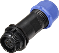 Weipu SP1311 / S 5 II Ronde connector Bus, recht Totaal aantal polen: 5 Serie (ronde connectoren): SP13 1 stuk(s)
