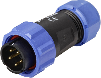 Weipu SP2110 / P 5C II Ronde connector Stekker, recht Totaal aantal polen: 5 Serie (ronde connectoren): SP21 1 stuk(s)