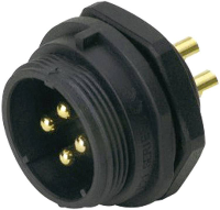 Weipu SP2112 / P 2 Ronde connector Stekker, inbouw Totaal aantal polen: 2 Serie (ronde connectoren): SP21 1 stuk(s)