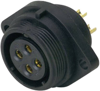 Weipu SP2113 / S 4 Ronde connector Bus, inbouw Totaal aantal polen: 4 Serie (ronde connectoren): SP21 1 stuk(s)