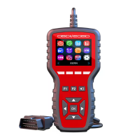 Weiying K2 OBD2 Scanner Engine Code Reader OBDII EOBD Kleur LCD 12 Talen Batterijspanningstest Auto Diagnose Tool