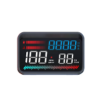 M26 Digitale OBD HUD Auto Head Up Display Snelheidsmeter Voltmeter RPM Watertemperature Gauge met Alarm Elektronische Au