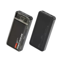 WEKOME WP 349 20000mAh 22.5W Transparante PD20W Snel Opladen Digitale Display Power Bank voor iPhone12 13 14 14 Pro 14Pr