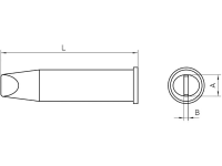 Weller Professional Xht E Soldeerpunt Beitelvorm Grootte Soldeerpunt 7.6 Mm