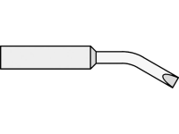 Weller XNT BX Soldeerpunt Beitelvorm, gebogen Grootte soldeerpunt 2.4 Mm Inhoud: 1 stuk(s)