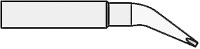 Weller XNT HX Soldeerpunt Beitelvorm, gebogen Grootte soldeerpunt 0.8 Mm Lengte soldeerpunt: 36.5 Mm Inhoud: 1 stuk(s)