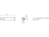 Weller XT C Soldeerpunt Beitelvorm Grootte soldeerpunt 3.2 Mm Inhoud: 1 stuk(s)