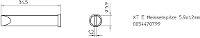 Weller XT E Soldeerpunt Beitelvorm Grootte soldeerpunt 5.9 Mm Inhoud: 1 stuk(s)