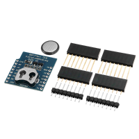 Wemos® Datalog Shield For Wemos D1 Mini Rtc Ds1307 With Battery + Micro Sd