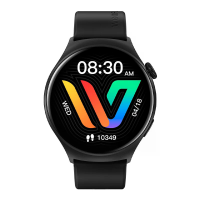 Weofly Curve 1,43 inch AMOLED display bluetooth oproepen hartslag bloeddruk bloedzuurstofmonitor slaapmonitoring stressm