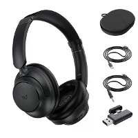Weofly Tour bluetooth hoofdtelefoon Hybrids ANC Gaming Koptelefoon Actieve Ruisonderdrukking 40mm Dynamische Driver 80U
