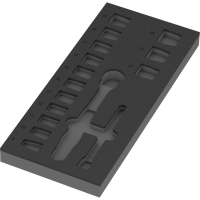 Wera 05137324001 9824 Plukschuiminlegstuk 1 stuks (l x b x h) 392 x 172 x 30 mm
