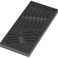 Wera 05137333001 9833 Plukschuiminlegstuk 1 stuks (l x b x h) 392 x 172 x 30 mm