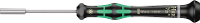 Wera 2069 Dopschroevendraaier Elektronica en fijnmechanica Sleutelbreedte (metrisch): 4 mm Sleutelbreedte (inch): 5/32 inch Koplengte: 60 mm