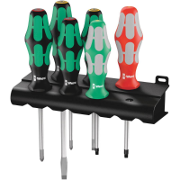 Wera 334/368/6 Rack Schroevendraaierset 6 delig