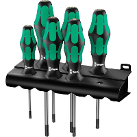 Wera 367/6 TORX HF schroevendraaierset Kraftform Plus + Rek