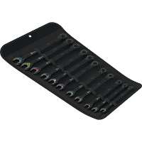 Wera 6000 Joker Black Edition 11 set 1 steek ringratelsleutelset, 11 delig moersleutel