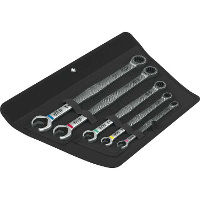 Wera 6007 Joker 5 set 1 Steek ringratelsleutelset, 5 delig moersleutel