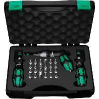 Wera 7440/41/42 Kraftform momentschroevendraaierset 0,3 6,0Nm