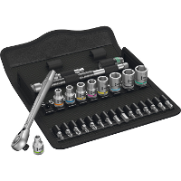 Wera 8100 SA 8 Zyklop Metal ratelset, omschakelpal 1/4