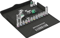 Wera 8100 SB 2 Zyklop Speed Knarrensatz 05004175001 Dopsleutel bitinzetset 3/8 27 delig