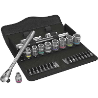 Wera 8100 SB 8 Zyklop Metal ratelset, 29 delig gereedschapsset