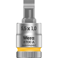 Wera 8700 A FL Zyklop sleufschroeven bitdop 1,2x6,5x28mm dopsleutel