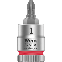 Wera 8751 A Zyklop Phillips Bitdop met 1/4