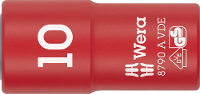 Wera 8790 A VDE 05005936001 Dop (zeskant) Dopsleutelinzetstuk 10 mm