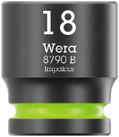 Wera 8790 B Impaktor 05005509001 Dop (zeskant) Dopsleutelinzetstuk 18 mm 1 stuks 3/8