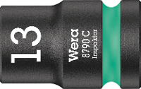 Wera 8790 C Impaktor Außen 6 kant 05004570001 Dopsleutelinzetstuk 13 mm 1 stuks 1/2
