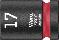 Wera 8790 C Impaktor Außen 6 kant 05004574001 Dopsleutelinzetstuk 17 mm 1 stuks 1/2