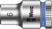 Wera 8790 HMA 05003504001 Dop (zeskant) Dopsleutelinzetstuk 5.5 Mm 1/4 (6.3 Mm)
