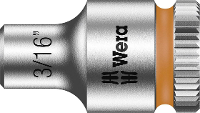 Wera 8790 HMA 05003514001 Dop (zeskant) Dopsleutelinzetstuk 3/16 1/4 (6.3 Mm)