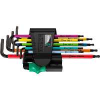 Wera 967/9 TX BO Multicolour 1 Stiftsleutelset, 9 delig schroevendraaier