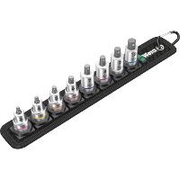 Wera Belt B 2 Zyklop binnenzeskant Bitdoppen set, 3/8