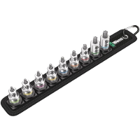 Wera Belt B 3 TORX HF Zyklop Bitdoppen set TORX met vasthoudfunctie, 3/8