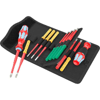 Wera Kraftform Kompakt VDE RVS 17 extra slim 1 Tool Finder, 17 delig schroevendraaier