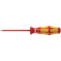 Wera 160 i VDE geïsoleerde Sleuf Schroevendraaier, 0.4 X 2.5 X 80 mm