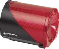 Werma Signaltechnik 444.110.75 Combi signaalgever Rood 24 V/DC 114 dB