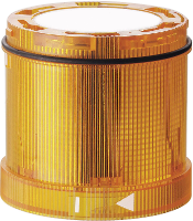 Werma Signaltechnik 64731075 Signaalzuilelement LED Geel Continu licht, Knipperlicht 24 V/AC, 24 V/DC